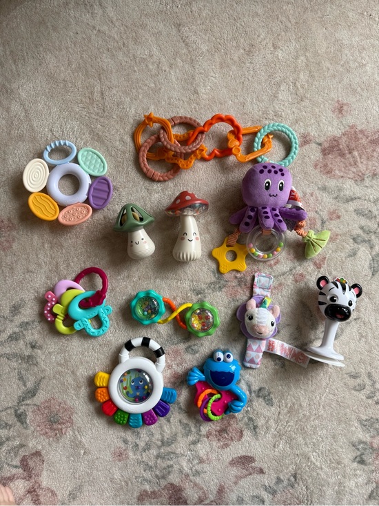 Other - Baby Toy Lot - Rattles, Teething & Sensory Itzy Ritzy Infantino Baby Einstein